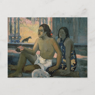 Eiaha Ohipa of Tahitians in een Kamer, 1896 Briefkaart