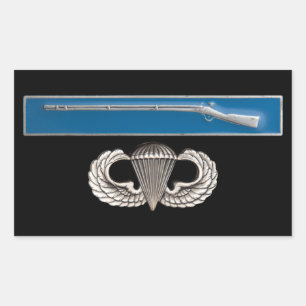 EIB Airborne Rechthoekige Sticker