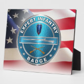 EIB Expert Infantryman Badge Fotoplaat (Zijkant)