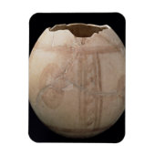 Eicel van struisvogels, uitgesneden in de vorm van magneet (Verticaal)