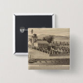 Eichler, woonwijken Meyer Vierkante Button 5,1 Cm (Voorkant /achterkant)