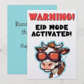 Eid Adha grappige meme Prettig Eid! Feestdagenkaart (Voorkant / Achterkant)