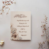 Eid Adha Mubarak 2025 Kaart | Bloemrijke Islamitis