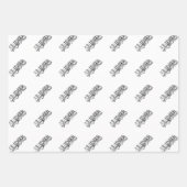 Eid Adha Mubarak Arabic Scripting Wrapping Paper (Voorkant)