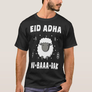 Eid Adha Mubarak Moslim Eid Adha Schaap Gelukkig E T-shirt