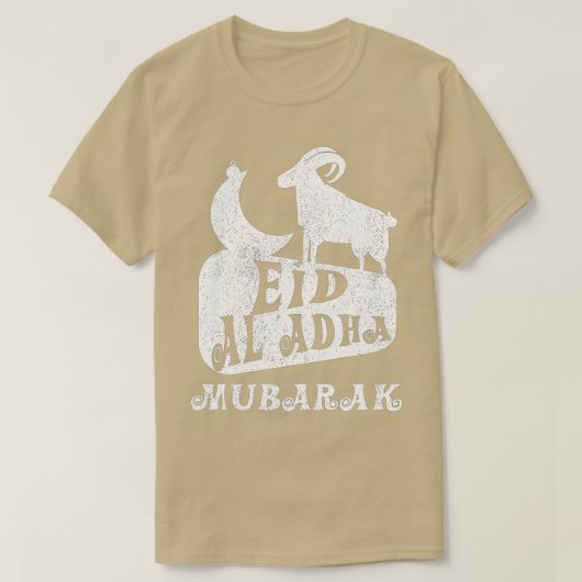 Eid Al-Adha Mubarak Moslimbroeder en zussen T-shirt (Design voorkant)