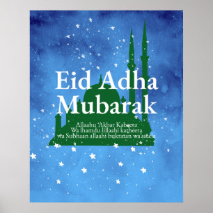Eid Al-adha Mubarak Poster