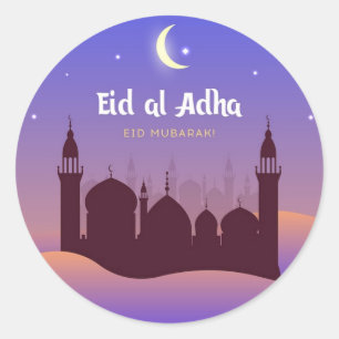 Eid Al Adha Mubarak Ronde Sticker