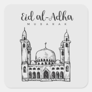 eid al adha vierkante sticker