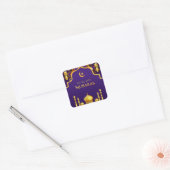 Eid Al-Fitr Greeting Vierkante Sticker (Envelop)