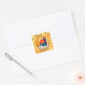 Eid Al-Fitr Greeting Vierkante Sticker (Envelop)