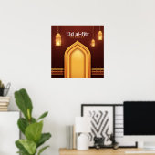 Eid Al-Fitr Mubarak Poster (Thuiskantoor)