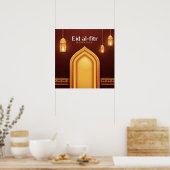 Eid Al-Fitr Mubarak Poster (Keuken)