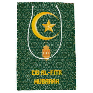 Eid al Fitr Mubarak Ramadan Kareem Moon Star Medium Cadeauzakje