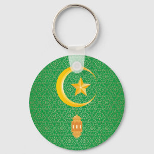 Eid al Fitr Mubarak Ramadan Kareem Moon Star Sleutelhanger