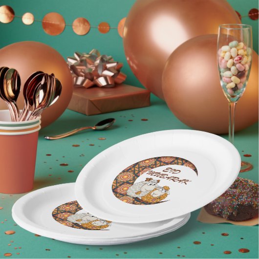 Eid Aladha Mubarak 2023 Papieren Bordje (Multi)