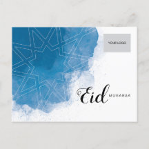 Eid Corporate Briefkaart - blauw