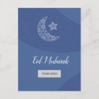 Eid Corporate Briefkaart - blauw