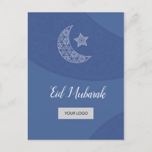 Eid Corporate Briefkaart - blauw