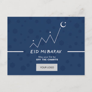 Eid Corporate Briefkaart - blauw