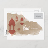 Eid Corporate Briefkaart - Rood (Voorkant / Achterkant)