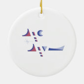 Eid Delight Keramisch Ornament (Achterkant)