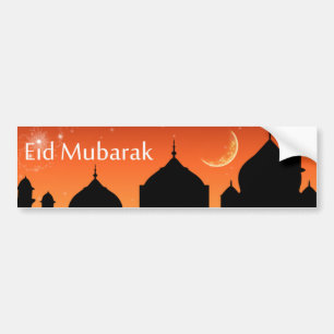 Eid Evening Sky - Bumpersticker