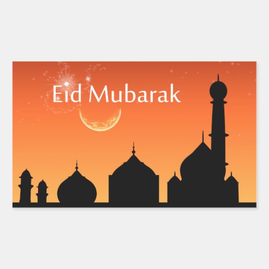 Eid Evening Sky - Sticker (Voorkant)