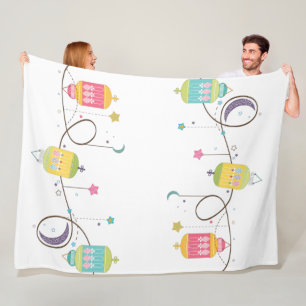 Eid Fleece Blanket Deken