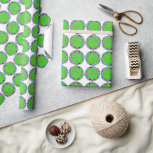 Eid floral 8-puntige ster cadeaupapier