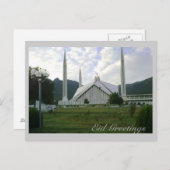 Eid Greetings_Faisal Mosque 1 Briefkaart (Voorkant / Achterkant)