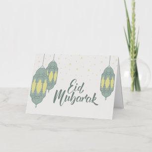 Eid kaart/card folie wenskaart