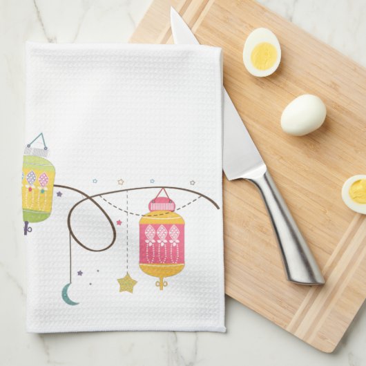 Eid Kitchen Towel Theedoek (Quarter Fold)