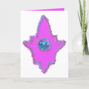 Eid-kralen glinsterende hamsa feestdagen kaart