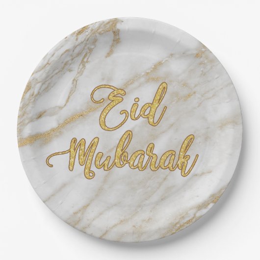 Eid Marble Gold 2 Bord 9" (Voorkant)