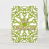 Eid Moubarak Carte de voeux Aïd Vert (Devant)