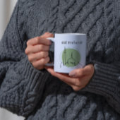 Eid Moubarak Grand Mug - Mosquée Ligne Art