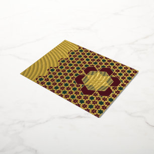 Eid Mubarak 2025 Nieuw ontwerp Folie Feestdagen Briefkaart