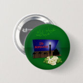 Eid Mubarak 3D Greeting - Button (Voorkant /achterkant)