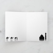 Eid Mubarak 3D - Wenskaart Feestdagen Kaart (Binnen)