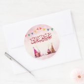 Eid Mubarak Arabic Party Sticker (Envelop)