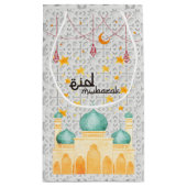 Eid Mubarak arabisch ornament Klein Cadeauzakje (Achterkant)