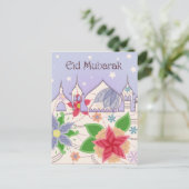 Eid Mubarak briefkaart  (Staand voorkant)