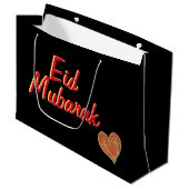 Eid Mubarak cadeautas (Voorkant Gekanteld)