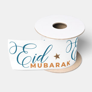 Eid Mubarak Calligrafie Maan Islamitisch Lint