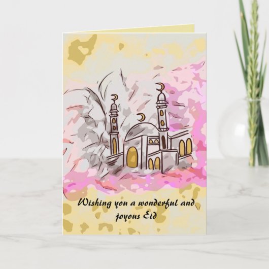 Eid Mubarak Card Feestdagen Kaart (Voorkant)
