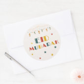 Eid Mubarak Colorful Sticker (Envelop)