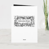 Eid Mubarak Crescent Mosque Golden Blue Kaart (Achterkant)