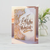 Eid Mubarak: De Geest van Eenheid en Vreugde omarm Kaart (Staand voorkant)