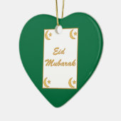 Eid Mubarak Eid al Fitr Keramisch Ornament (Links)